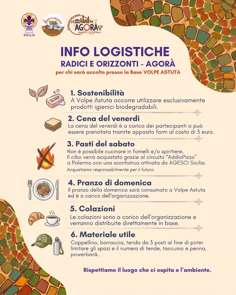 Info logistiche per l'evento